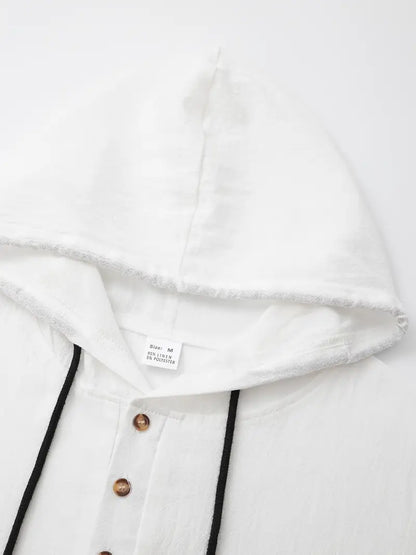 [COMPRA 1 Y LLEVATE 2] - Palermo Linen | Camisa con Capucha La Costa + Pantalón Casual