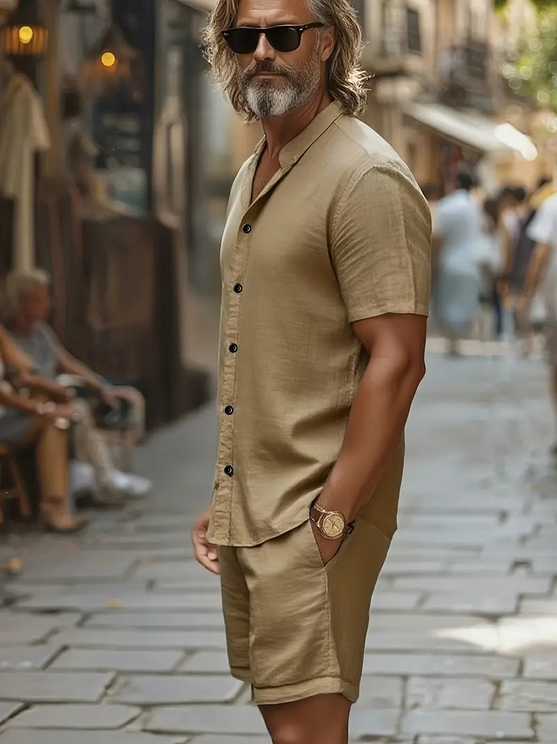 [COMPRA 1 Y LLEVATE 2] - La Costa™ | Conjunto Doble – Elegancia con Corte Relajado y Tejido Premium