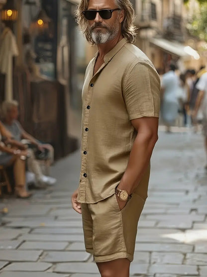 [COMPRA 1 Y LLEVATE 2] - La Costa™ | Conjunto Doble – Elegancia con Corte Relajado y Tejido Premium