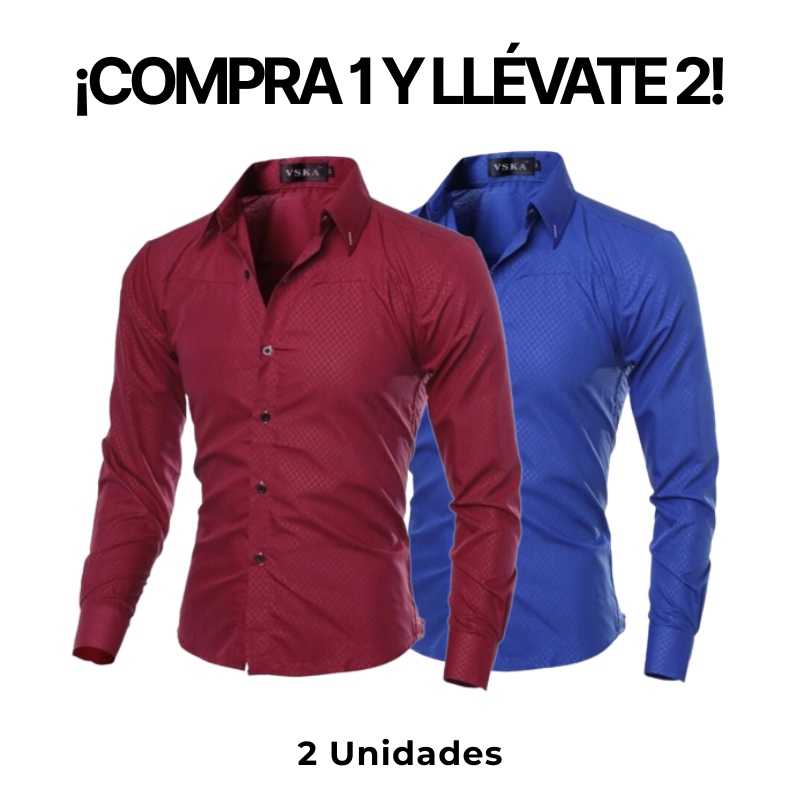 [COMPRA 1 Y LLEVATE 2] - Merlani ™ | Camisa Social para Hombre