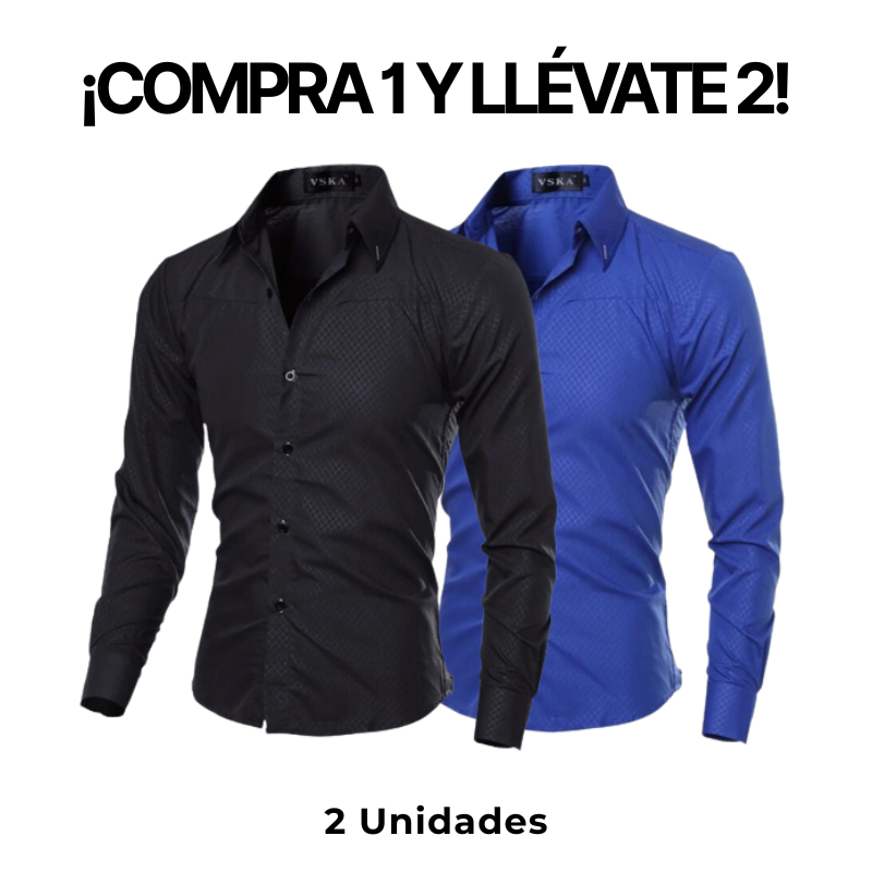 [COMPRA 1 Y LLEVATE 2] - Merlani ™ | Camisa Social para Hombre