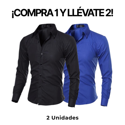 [COMPRA 1 Y LLEVATE 2] - Merlani ™ | Camisa Social para Hombre