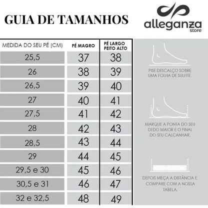 Sandália Masculina Ortopédica de Couro | Allegante Comfort